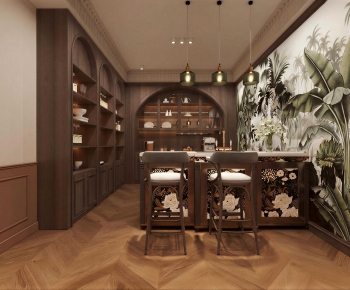 Retro Style Dining Room-ID:842667101