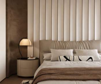 Modern Double Bed-ID:428457981