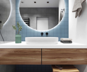 Modern Bathroom Cabinet-ID:425589081