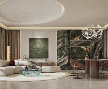 Modern A Living Room-ID:158301121