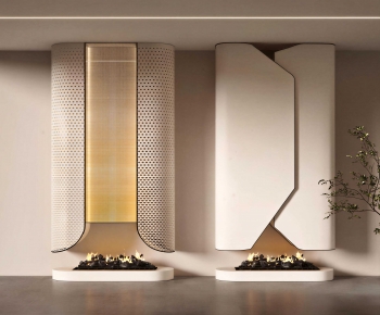 Modern Fireplace-ID:629458907