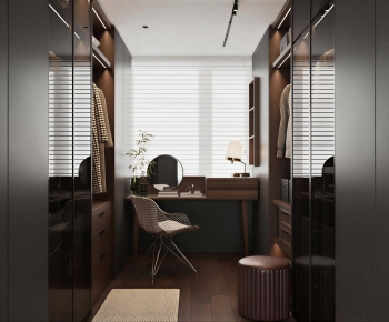 Modern Clothes Storage Area-ID:178575993