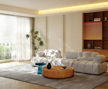 Modern A Living Room-ID:242345091