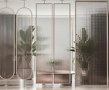 Modern Glass Screen Partition-ID:165982016