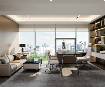 Modern Manager's Office-ID:836694001