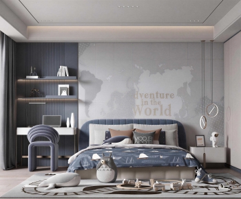 Modern Boy's Room And Son's Room-ID:319948915