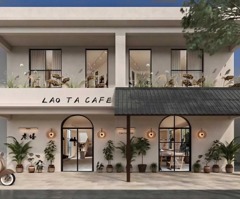 Wabi-sabi Style Facade Element-ID:303790091