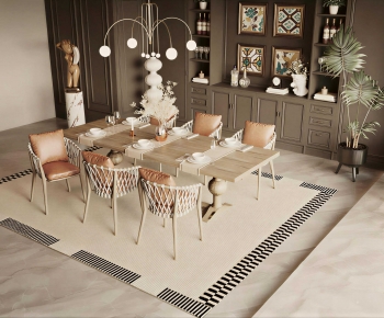 Modern Dining Table And Chairs-ID:264832022