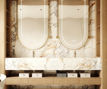 Nordic Style Bathroom Cabinet-ID:683398967