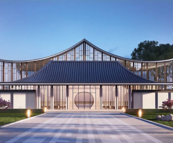 New Chinese Style Public Building-ID:484769115