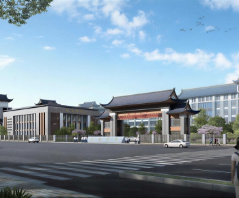 New Chinese Style School Building-ID:120423083