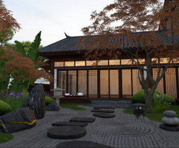 Japanese Style Courtyard/landscape-ID:199836024