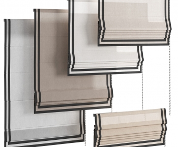 New Chinese Style Roman Curtain-ID:270433901