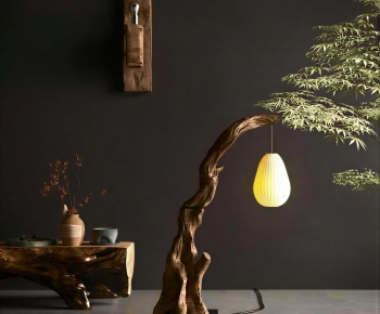 New Chinese Style Floor Lamp-ID:770900018