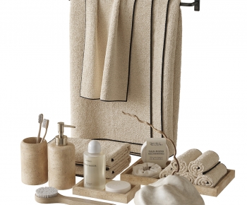 Wabi-sabi Style Bathroom Set-ID:728319883