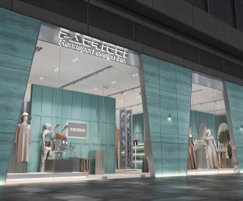Modern Facade Element-ID:718479258