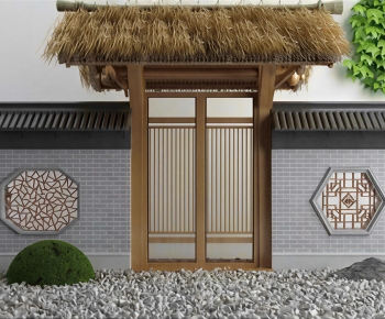 New Chinese Style Fire Door-ID:645519022