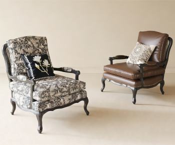 French Style Single Sofa-ID:104800943