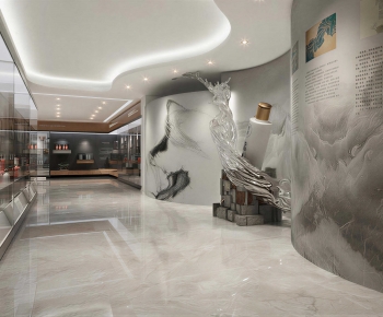 New Chinese Style Exhibition Hall-ID:789278985