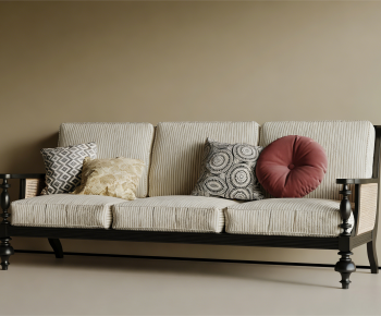French Style Three-seat Sofa-ID:575450907