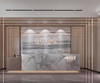 Modern Office Reception Desk-ID:479469064
