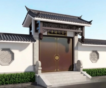 Chinese Style Facade Element-ID:443315032