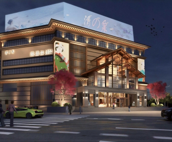 Japanese Style Facade Element-ID:726104026