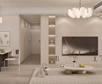 Modern A Living Room-ID:755225903