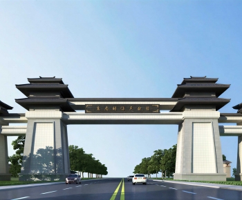 New Chinese Style Gate-ID:754108913