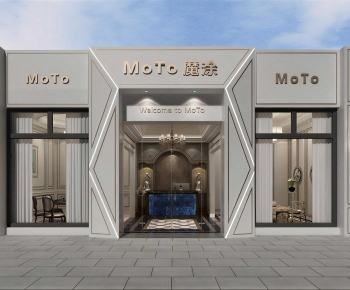 Modern Facade Element-ID:871830015