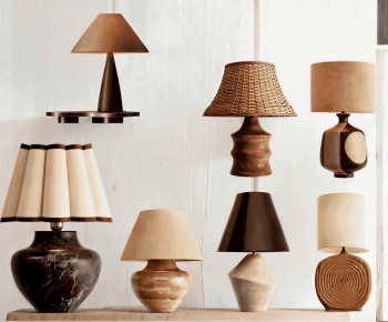 Wabi-sabi Style Table Lamp-ID:963220698