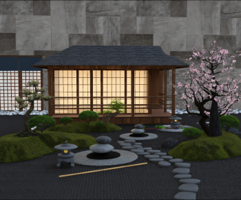 Japanese Style Courtyard/landscape-ID:478360897