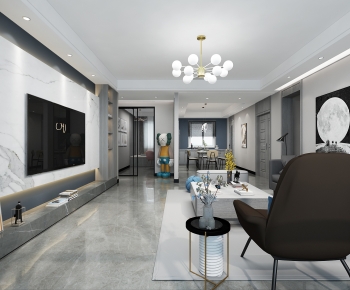 Modern A Living Room-ID:932212119