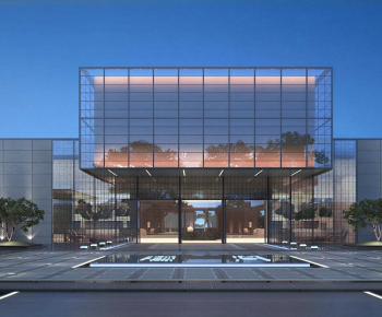 New Chinese Style Appearance Of Commercial Building-ID:758156062