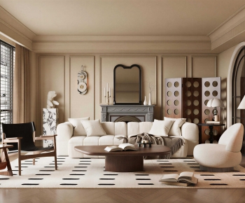 Modern A Living Room-ID:909152031