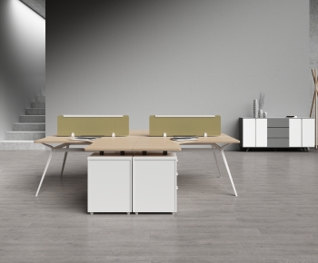 Modern Office Desk And Chair-ID:454730999