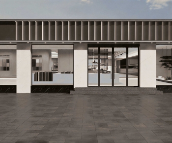 Modern Facade Element-ID:977664959