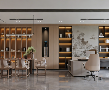 New Chinese Style Manager's Office-ID:421510936