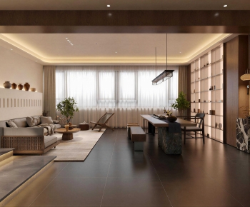 Wabi-sabi Style A Living Room-ID:564518935