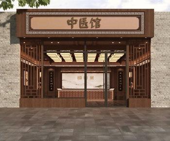 New Chinese Style Facade Element-ID:677979954