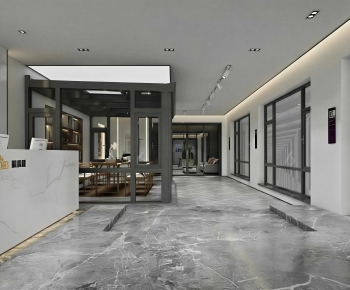 Modern Exhibition Hall-ID:724205974