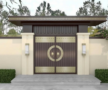 New Chinese Style Building Component-ID:714622027