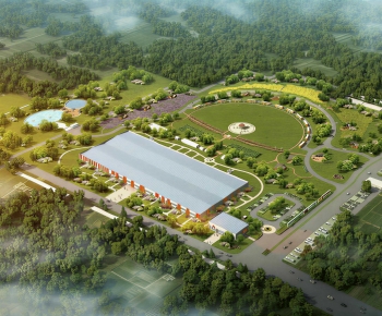 Modern Architectural Bird's-eye View Planning-ID:899796967