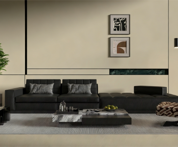 Modern A Living Room-ID:455931901