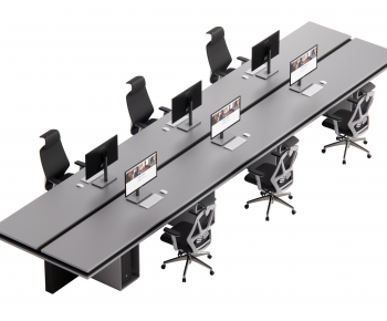 Modern Office Desk And Chair-ID:202522041