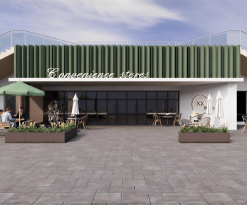 Modern Facade Element-ID:210400105