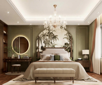 American Style Bedroom-ID:124033934