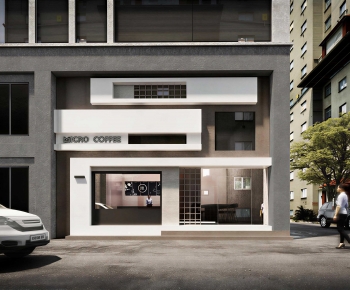 Modern Facade Element-ID:771572116