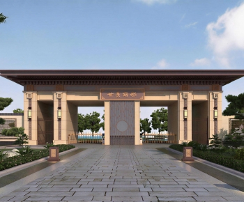 Chinese Style Facade Element-ID:578085906