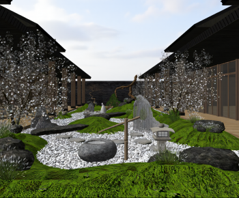 Japanese Style Courtyard/landscape-ID:939749961